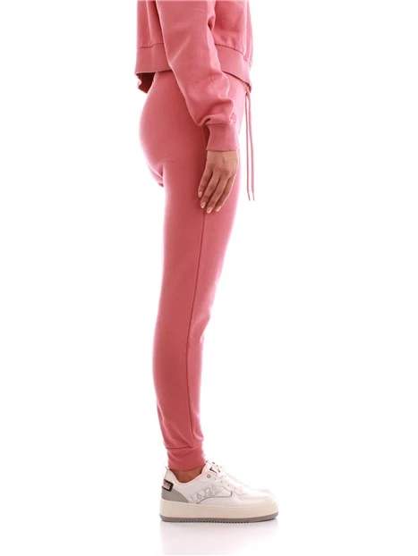 PANTALONI JOGGERS CON ELASTICO IN VITA DONNA ROSA