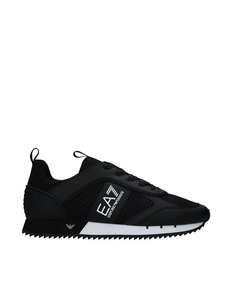 SNEAKERS BASSE SUEDE CON LOGO UOMO NERO