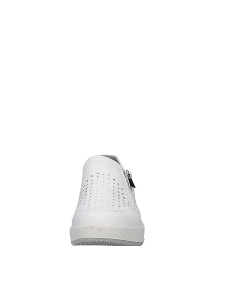 SNEAKERS SLIP ON TRAFORATE DONNA BIANCO