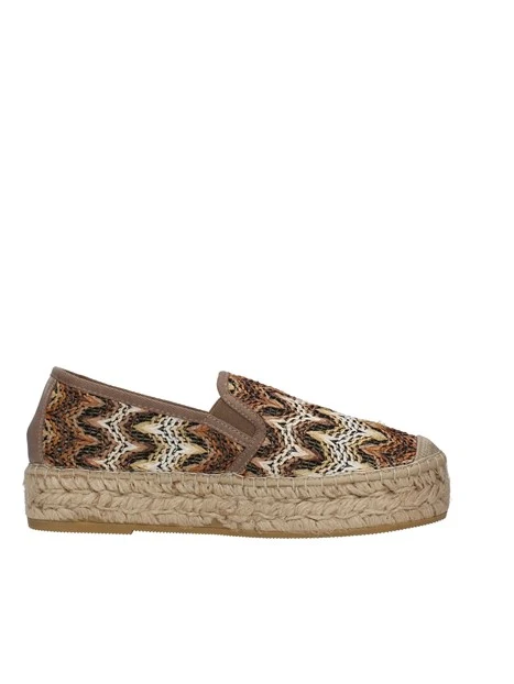 ESPADRILLAS CON ZEPPA CANGREJO DONNA MARRONE