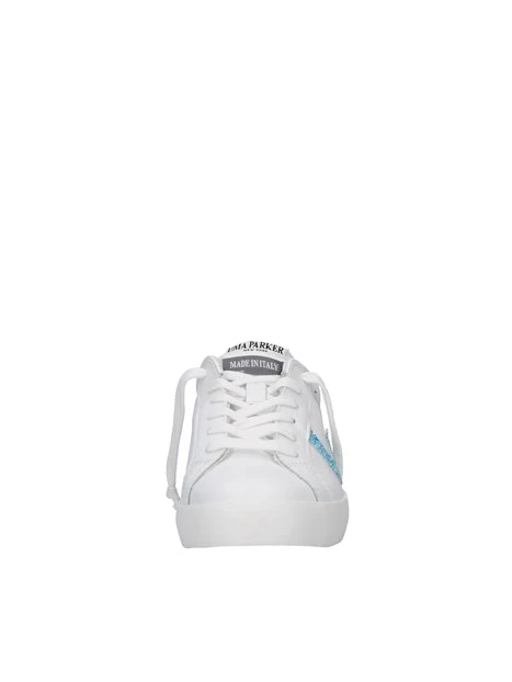 SNEAKERS BASSE LUNA GLITTER CELESTE DONNA BIANCO