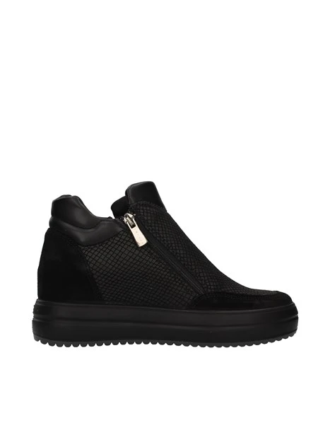 SNEAKERS SLIP ON STAMPA VIPERA DONNA NERO