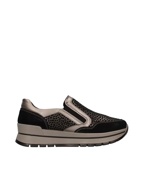 SNEAKERS SLIP ON CON ZEPPA FANTASIA ANIMALIER DONNA GRIGIO