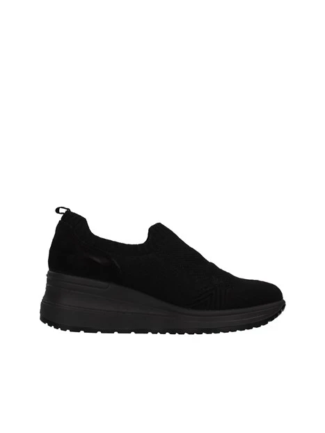 SNEAKERS SLIP ON RONDA CON ZEPPA DONNA NERO