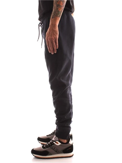 PANTALONI JOGGERS MISTO COTONE UOMO BLU