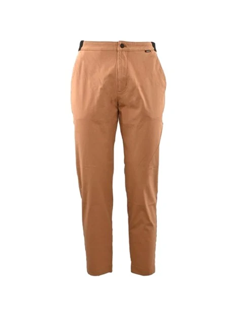 PANTALONI CHINO TINTA UNITA UOMO BEIGE