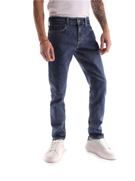 JEANS SLIM FIT IN DENIM UOMO BLU