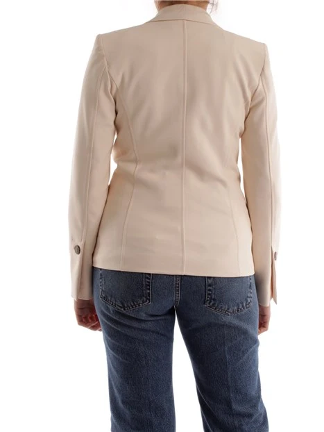 GIACCA BLAZER IN MISTO COTONE DONNA BIANCO