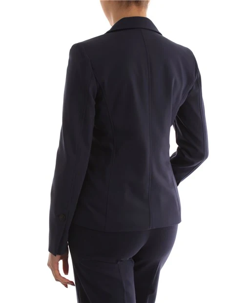 GIACCA BLAZER IN MISTO COTONE DONNA BLU