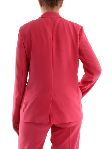 GIACCA BLAZER A LINEA DRITTA DONNA ROSA