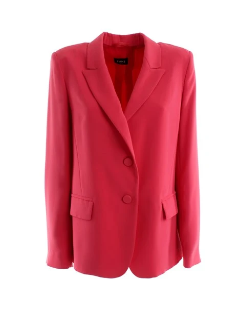 GIACCA BLAZER A LINEA DRITTA DONNA ROSA