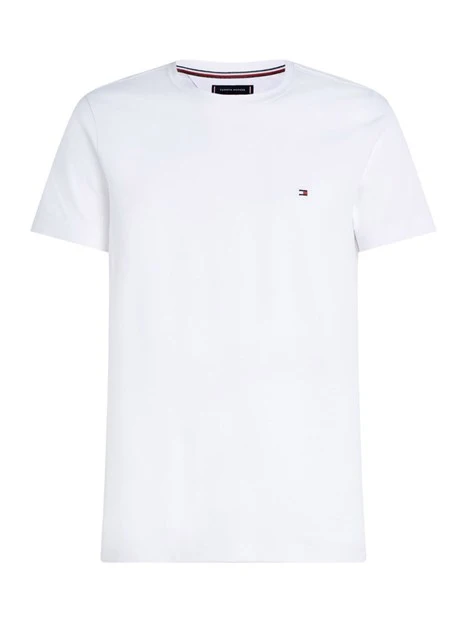 T-SHIRT MANICA CORTA IN COTONE UOMO BIANCO