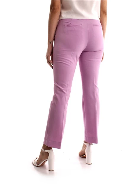 PANTALONI CHINO CON PIEGA STIRATA DONNA LILLA