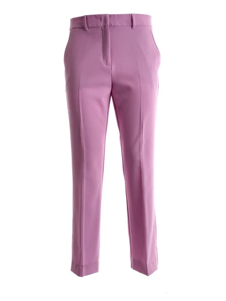 PANTALONI CHINO CON PIEGA STIRATA DONNA LILLA