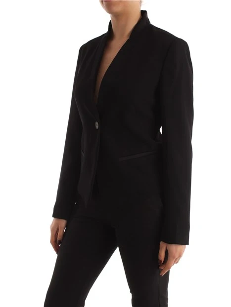 GIACCA BLAZER ART. 365 SEMIADERENTE MONOPETTO DONNA NERO