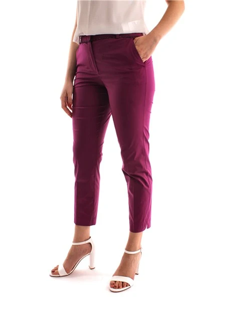 PANTALONI CROPPED CON NAPPINE DONNA VIOLA