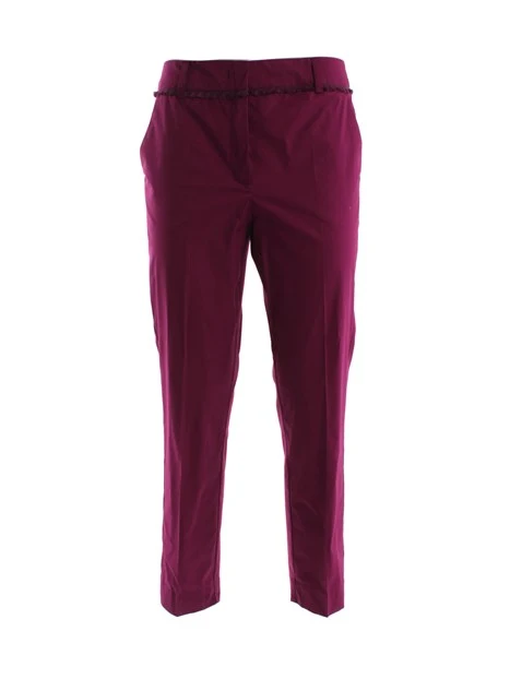 PANTALONI CROPPED CON NAPPINE DONNA VIOLA