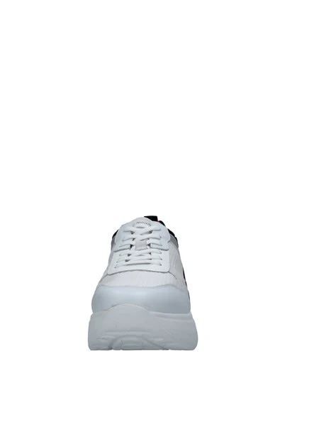 SNEAKERS PLATFORM CON INSERTO IN GOMMA DONNA BIANCO