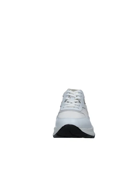 SNEAKERS CON LOGO ROTONDO DONNA BIANCO