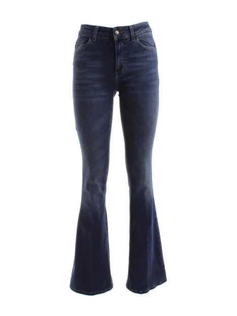 JEANS A ZAMPA FLARE DONNA BLU SCURO