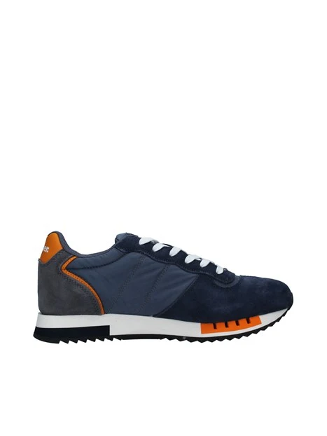 SNEAKERS BASSE IN CAMOSCIO QUEENS UOMO BLU