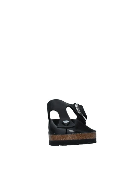 CIABATTE GIZEH BIG BUCKLE DONNA NERO