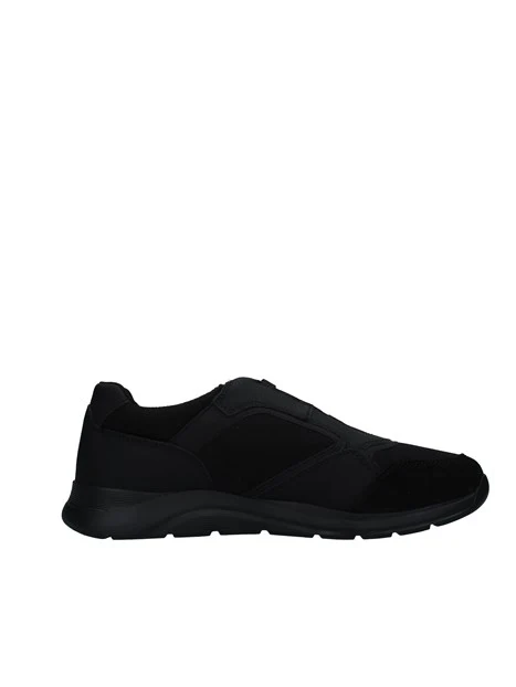 SNEAKERS BASSE CON ELASTICI DAMIANO UOMO NERO