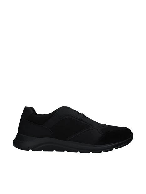 SNEAKERS BASSE CON ELASTICI DAMIANO UOMO NERO