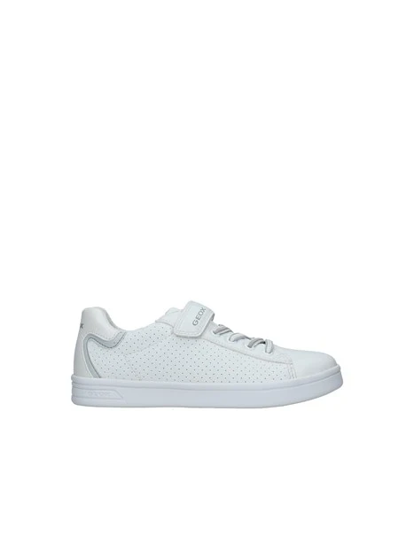 SNEAKERS BASSE DJROCK TRAFORATE BAMBINO BIANCO