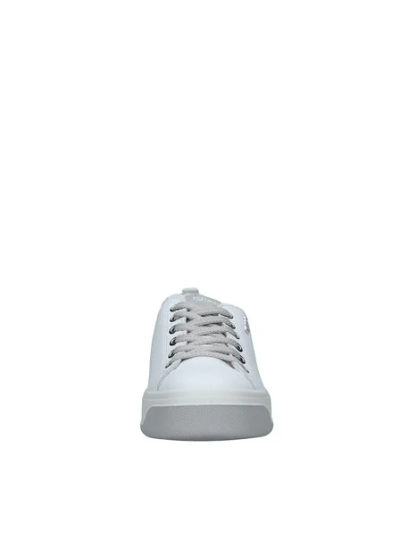 SNEAKERS PLATFORM CON INSERTO INTRECCIATO DONNA BIANCO