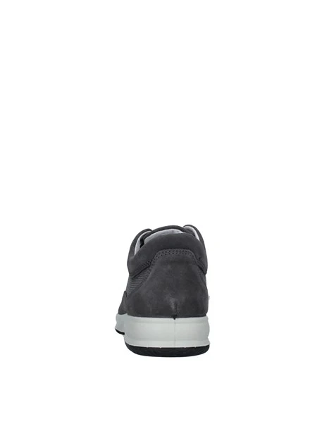 SNEAKERS BASSE CON INSERTO IN TESSUTO UOMO GRIGIO