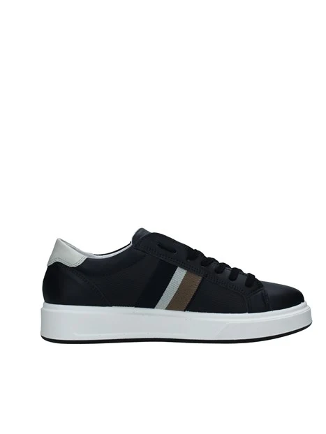 SNEAKERS BASSE CON FASCIA COLORATA UOMO BLU