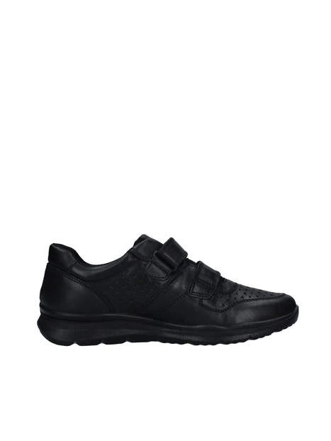 SNEAKERS BASSE CON STRAPPI UOMO NERO