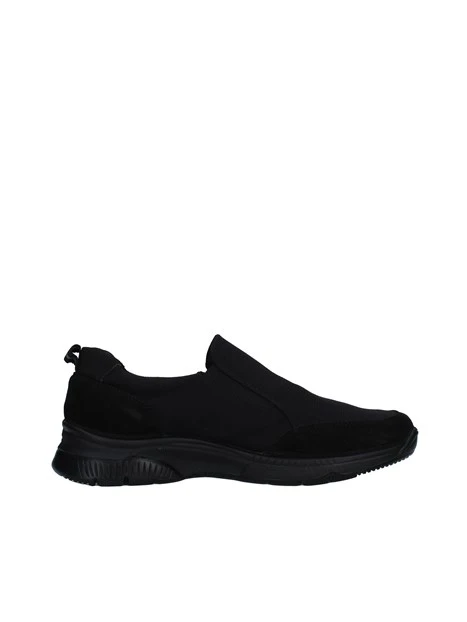 SNEAKERS SLIP ON CON FODERA IN TESSUTO UOMO NERO