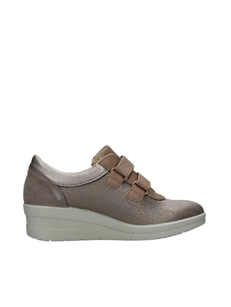 SNEAKERS PLATFORM DONNA BEIGE