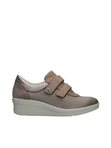 SNEAKERS PLATFORM DONNA BEIGE