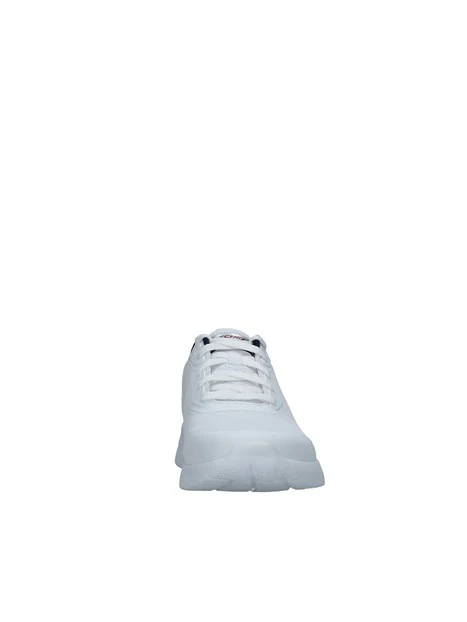 SNEAKERS PLATFORM CON LOGO A CONTRASTO UOMO BIANCO