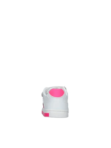 SNEAKERS BASSE CON INSERTI FLUO BAMBINA BIANCO