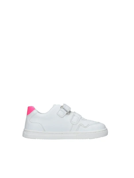 SNEAKERS BASSE CON INSERTI FLUO BAMBINA BIANCO