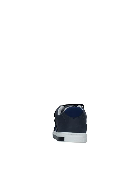 SNEAKERS BASSE CON STRAPPO LOGATO BAMBINO BLU