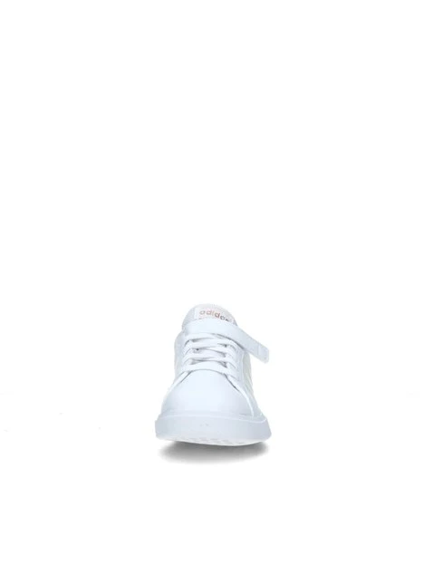 SNEAKERS BASSE GRAND COURT 2.0 CON BANDE CANGIANTI BAMBINA BIANCO