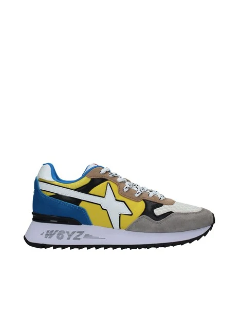 SNEAKERS PLATFORM MULTICOLORE CON LOGO YAK-M UOMO GIALLO