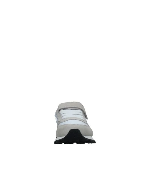 SNEAKERS BASSE CON STRAPPO TOM SOLID BAMBINO BIANCO