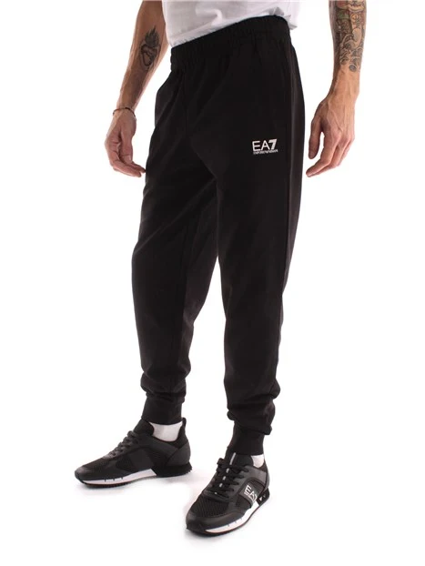 PANTALONI JOGGERS CON LOGO UOMO NERO