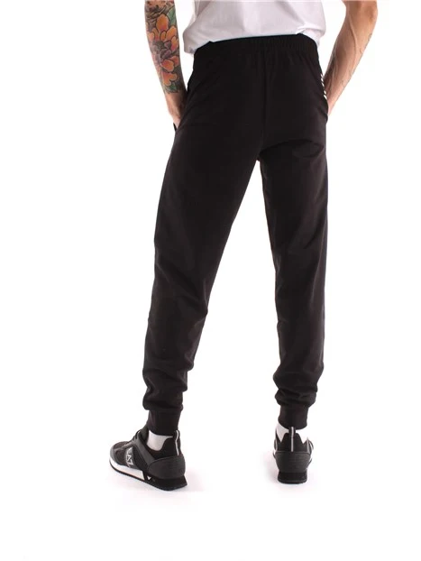 PANTALONI JOGGERS CON LOGO UOMO NERO