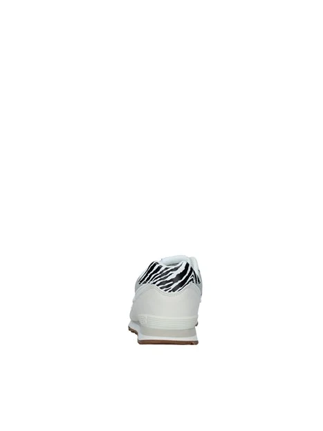 SNEAKERS BASSE CON INSERTI ZEBRATI 574 BAMBINA BIANCO