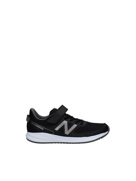 SNEAKERS BASSE CON STRAPPO E LACCI 570 BAMBINO NERO