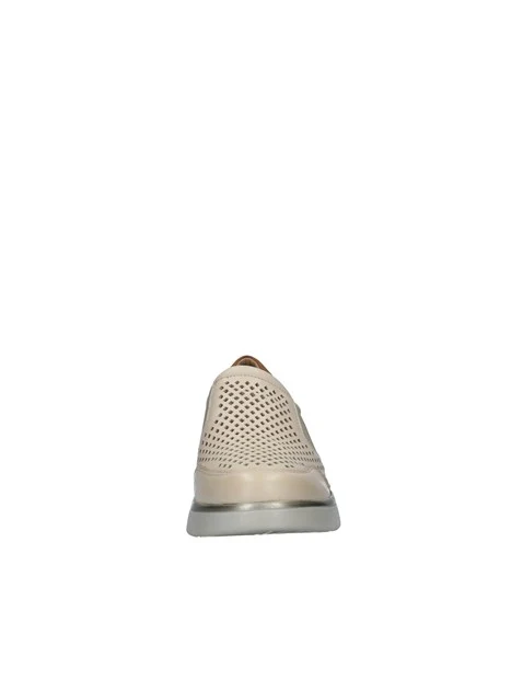 SNEAKERS SLIP ON CON ELASTICI LATERALI DONNA BEIGE