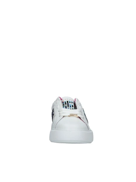 SNEAKERS PLATFORM CON INSERTI COLORATI PRIMULA DONNA BIANCO