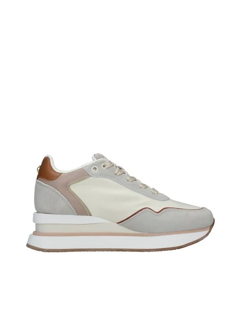 SNEAKERS PLATFORM MULTICOLORE MARGHE DONNA BEIGE